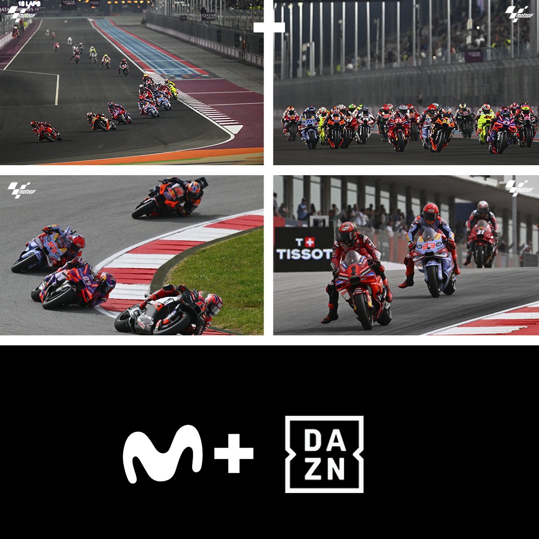 🏍️🏁El GP de Jerez, contenido exclusivo de @DAZN_ES, se podrá ver este fin de semana en @Vamos por M+ (dial 8) al completo.