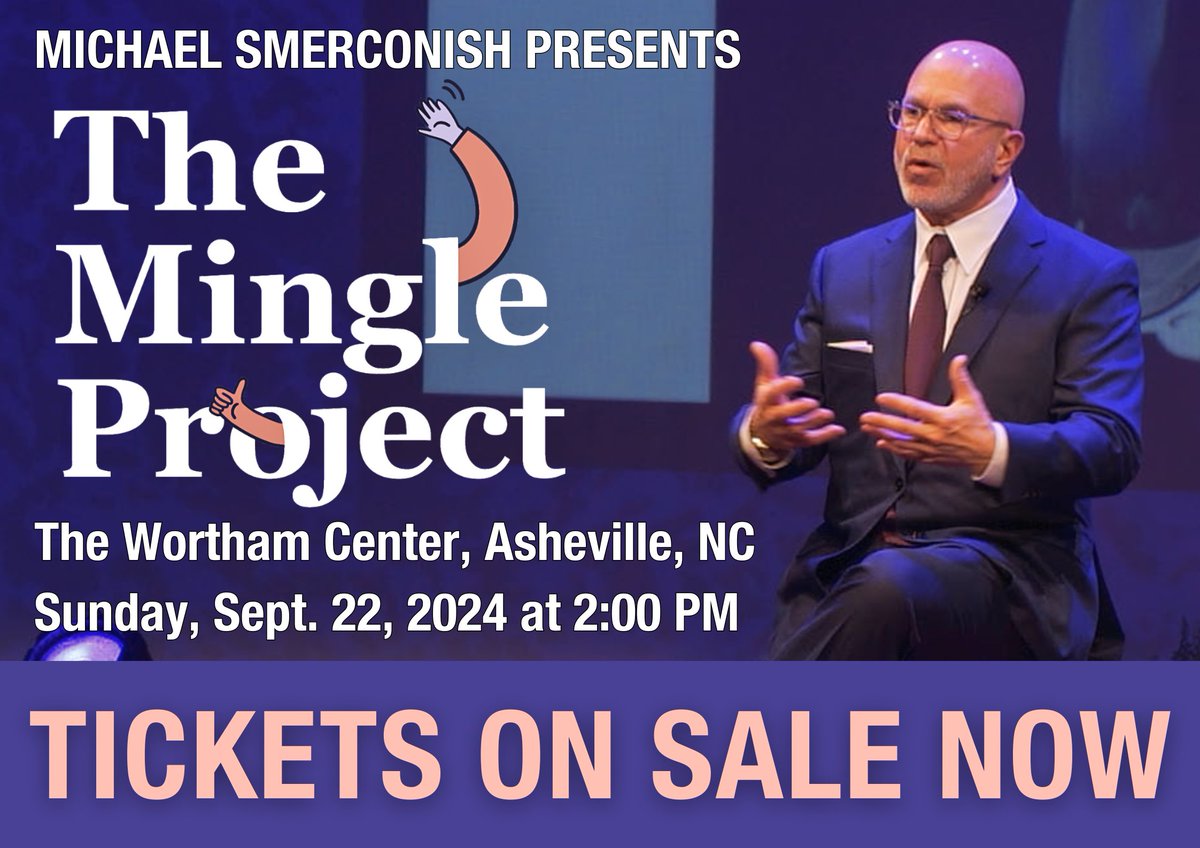 TICKETS FOR 'THE MINGLE PROJECT' IN ASHEVILLE ARE ON SALE NOW! 🎟️➡️ loom.ly/FCPHWpM #NorthCarolina! Mark your calendars for September 22nd, 2024. I'm excited to announce that I'm bringing the #MingleProject to @worthamarts in #Asheville. Grab your tickets today, and