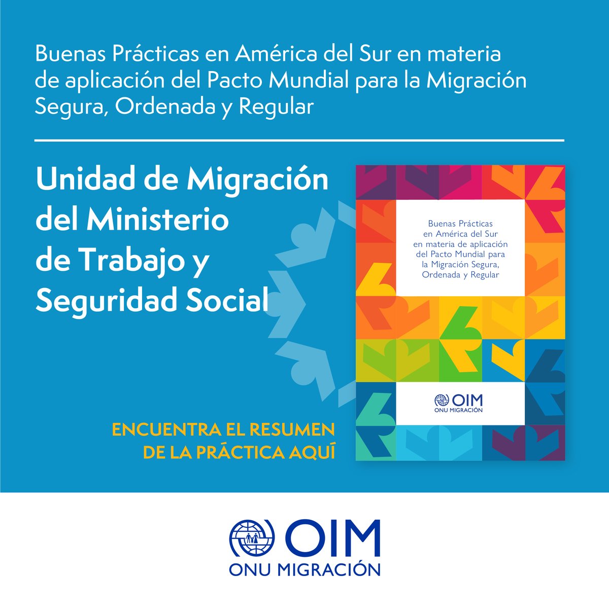 𝗕𝘂𝗲𝗻𝗮𝘀 𝗣𝗿𝗮́𝗰𝘁𝗶𝗰𝗮𝘀 Para brindar un abordaje integral del trabajo, empleo y seguridad social a migrantes, el @MTSSuy creó la Unidad de Migración en Uruguay: busca la promoción del trabajo decente a través de distintos programas y servicios. ℹ️innovamigracion.iom.int/sites/g/files/…