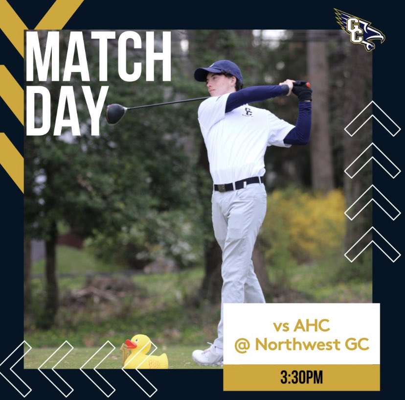 Tuesday WCAC matchup! #GoodCounselGolf x #FalconGolf