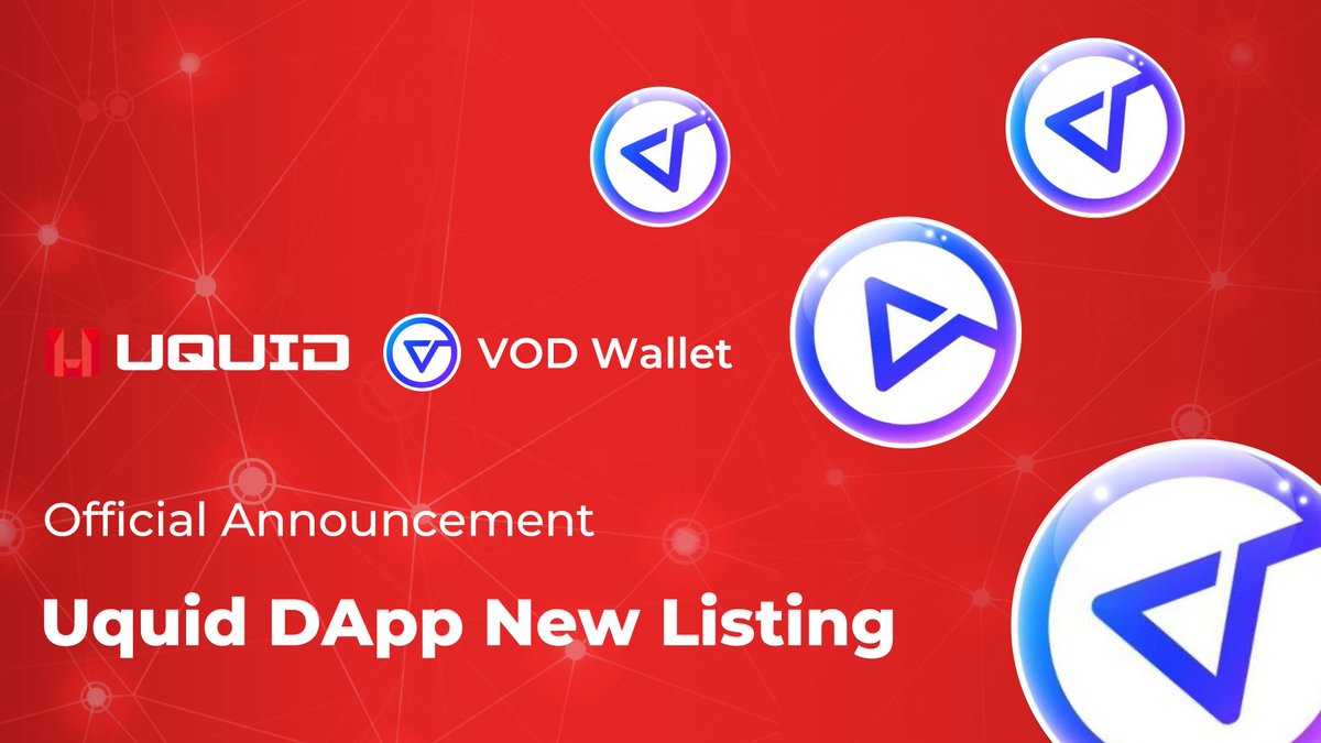 Exciting News! UQUID has officially listed @Vodwallet  on our dApp Center! Explore a world of possibilities with a multi-chain wallet designed for the modern user. Check it out now: dapp.uquid.com 🎉 
#UQUID #VODWallet