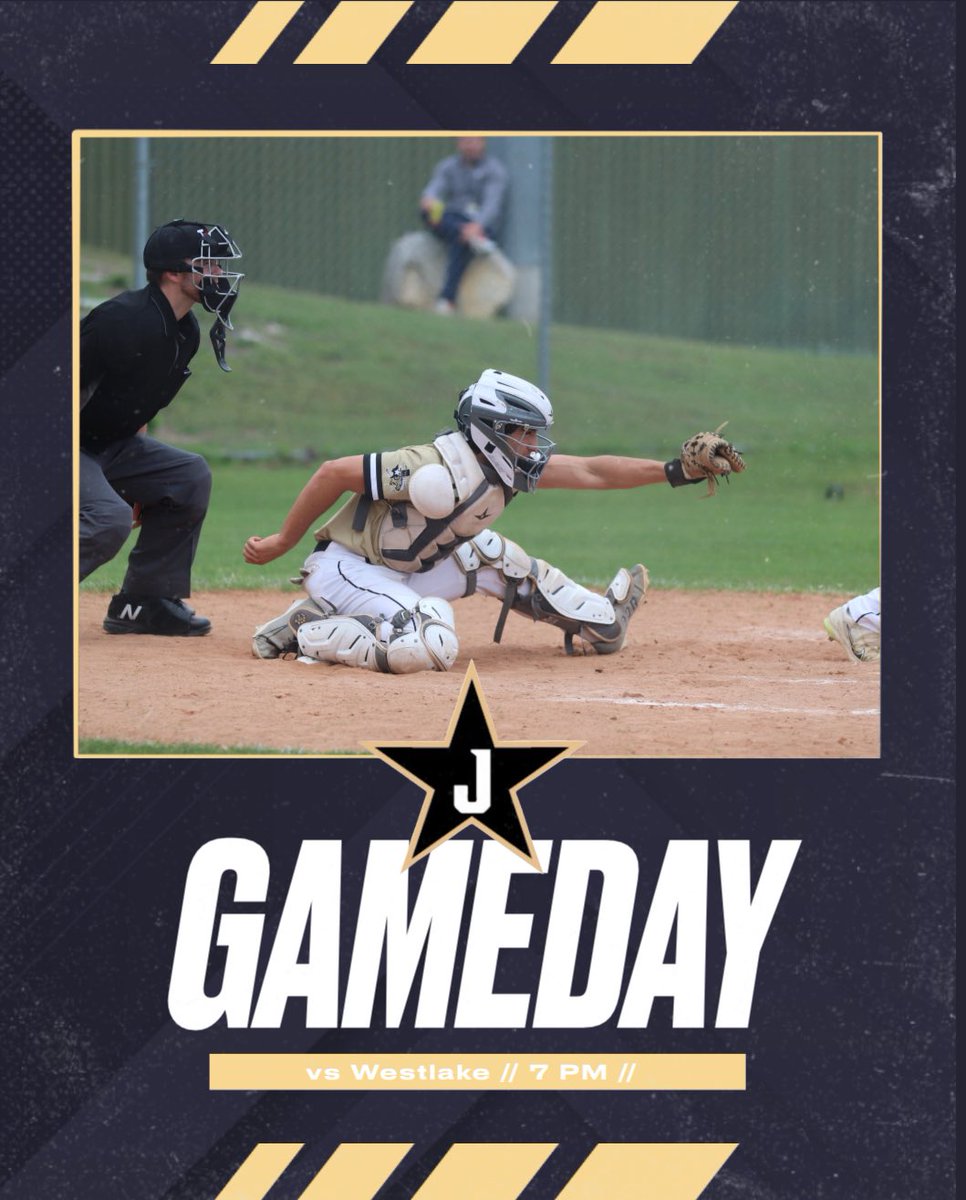 IT'S GAMEDAY! Come support tonight at home against Westlake! With a win we're in for playoffs! Be there and be loud!⚾️🐆 #GoJags #BudaBoys