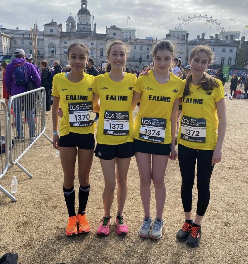And some running #GoodNewsTues!  Well done to @nhehs runners who competed for their borough in the @LondonMarathon Mini Marathon on Saturday 🎽 

We had runners represent #TeamEaling #TeamBrent & #TeamRichmond 👏🏼

#NHEHSsport #WellDone #MiniMarathon