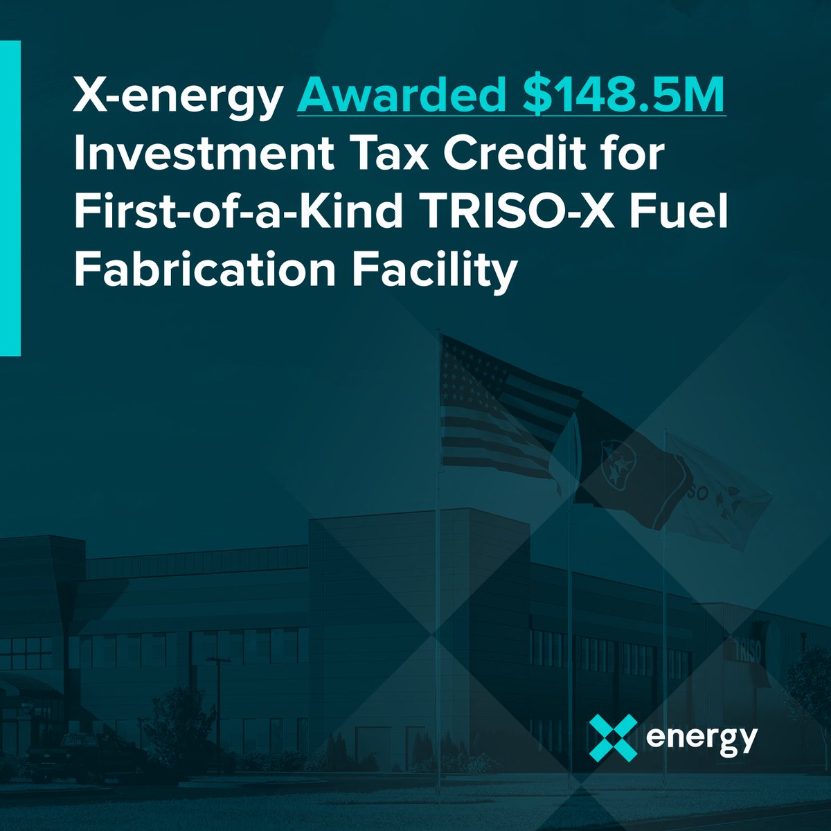 X-energy has been awarded a $148.5 million tax credit to construct a first-of-a-kind TRISO-X advanced nuclear fuel fabrication facility in Oak Ridge, Tennessee. Funded by the Inflation Reduction Act of 2022, the award is part of the Qualifying Advanced Energy Project Tax Credit…