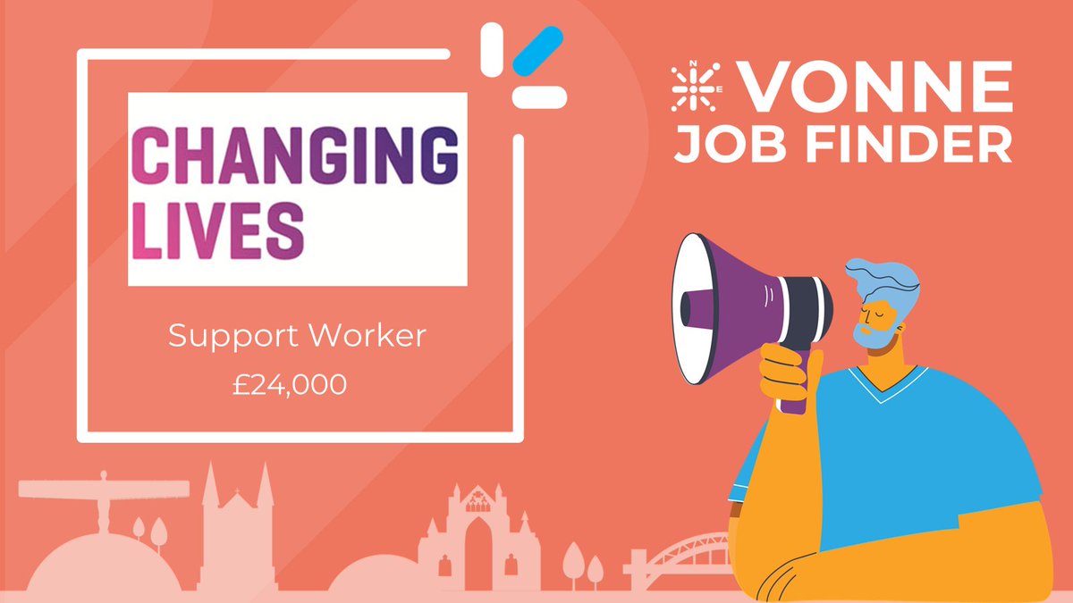 Support Worker, @ChangingLives__ , £24K

vonne.org.uk/vonne-jobs-det…

#CharityJobs #NorthEastJobs #GatesheadJobs