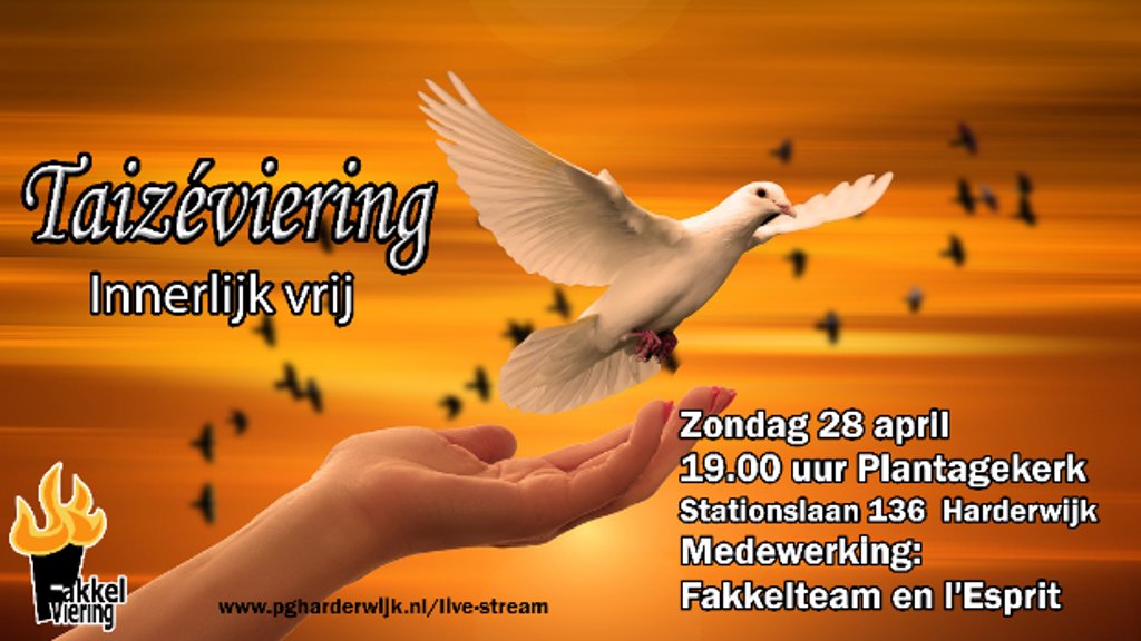 Taizé viering 28 april in Harderwijk: [HARDERWIJK] Op zondag 28 april 2024 om 19.00 uur organiseert de Protestantse Gemeente Harderwijk, een Taizé viering in de Plantagekerk. dlvr.it/T5vJqg