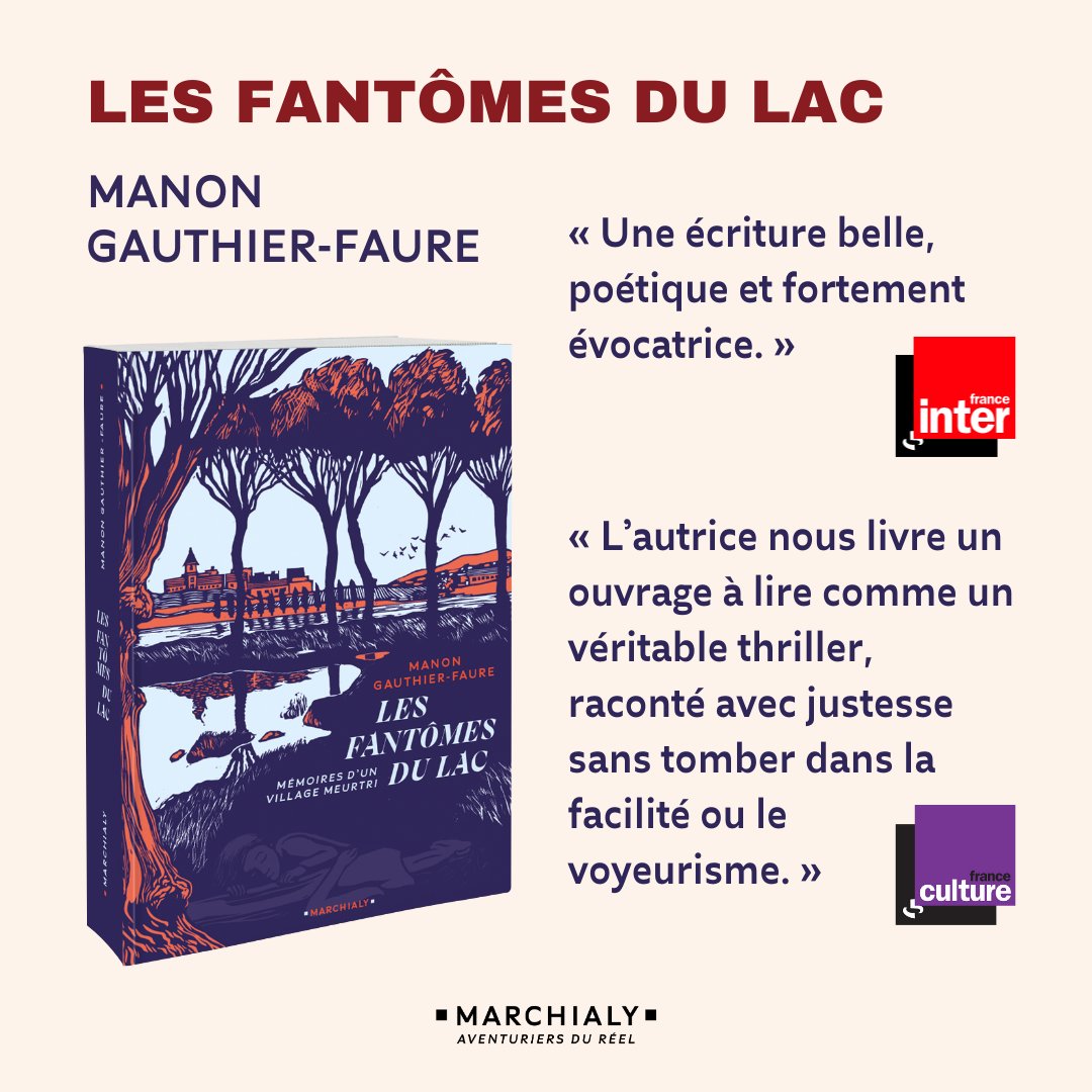 🗞️PRESSE🗞️ 'Les Fantômes du lac, mémoires d'un village meurtri' de Manon Gauthier-Faure. En librairie 🕵️‍♀️👭 ➡️Pour en savoir plus, c'est ici : editions-marchialy.fr/livre/les-fant…