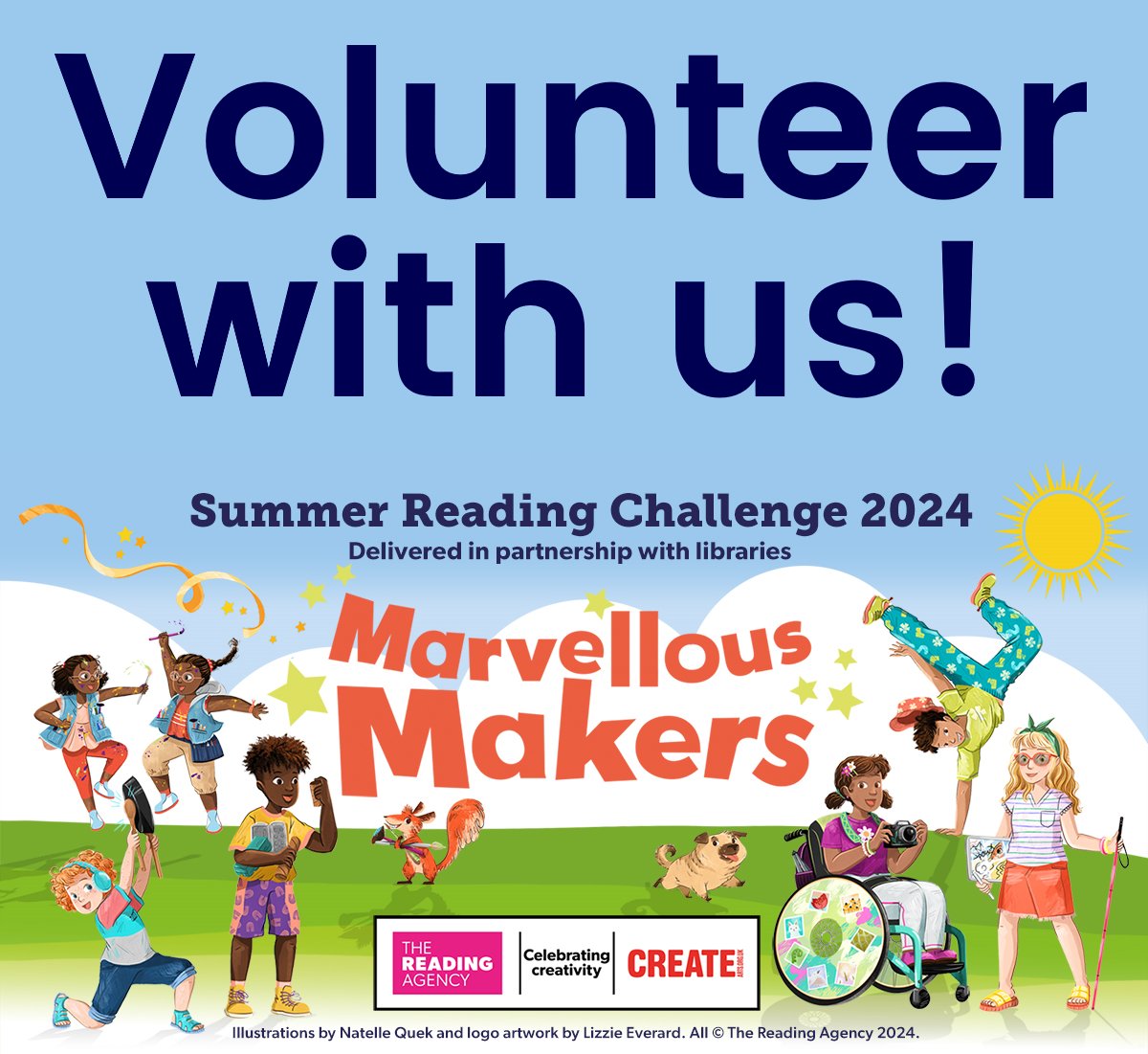 Marvellous Makers, assemble! Libraries across Norfolk are looking for young people aged 13-25 to join us as a volunteer during the Summer Reading Challenge. Email volunteercontact@norfolk.gov.uk for more information. norfolk.gov.uk/libraryvolunte…