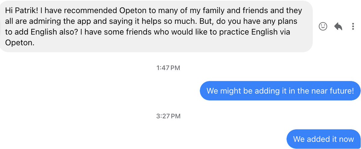 holosome's tweet photo. Turns out wasn't such a big feature to add. Opeton now supports practicing English :D https://t.co/HNmrDlWxHV