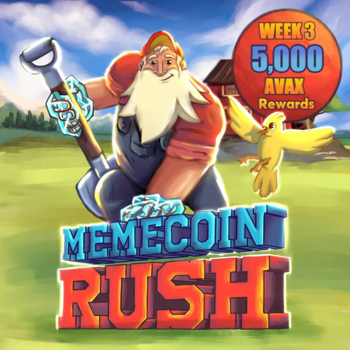 Avalanche Memecoin Rush

▶️ Week 3 Rewards claimable at ~16:00 GMT

The <a href="/AvalancheFDN/">Avalanche Foundation 🔺</a> will distribute 5,000 $AVAX, for the third week of the Trader Joe Memecoin Rush staking program.

Rewards have been allocated across 16 pools, based on the total value locked (TVL). Over 7k