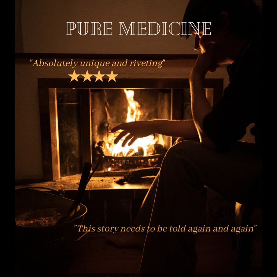 Pure Medicine In this one-man show actor & writer Cahal Flynn explores his own experiences, during his childhood in rural Ireland, reminiscing about a time when old boys told tales by the fire & a story could take you on an adventure. Thurs 2 May >rb.gy/b93d4c #Sligo