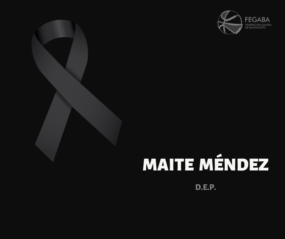 Nunca hai verbas axeitadas para despedir a quen deixou en todos nós unha pegada imborrable 💚

O Baloncesto Galego despediu esta mañá a Maite Méndez, un dos nosos piares e alma mater do noso deporte. 

Con fondo pesar, todos os que formamos a Federación Galega de Baloncesto