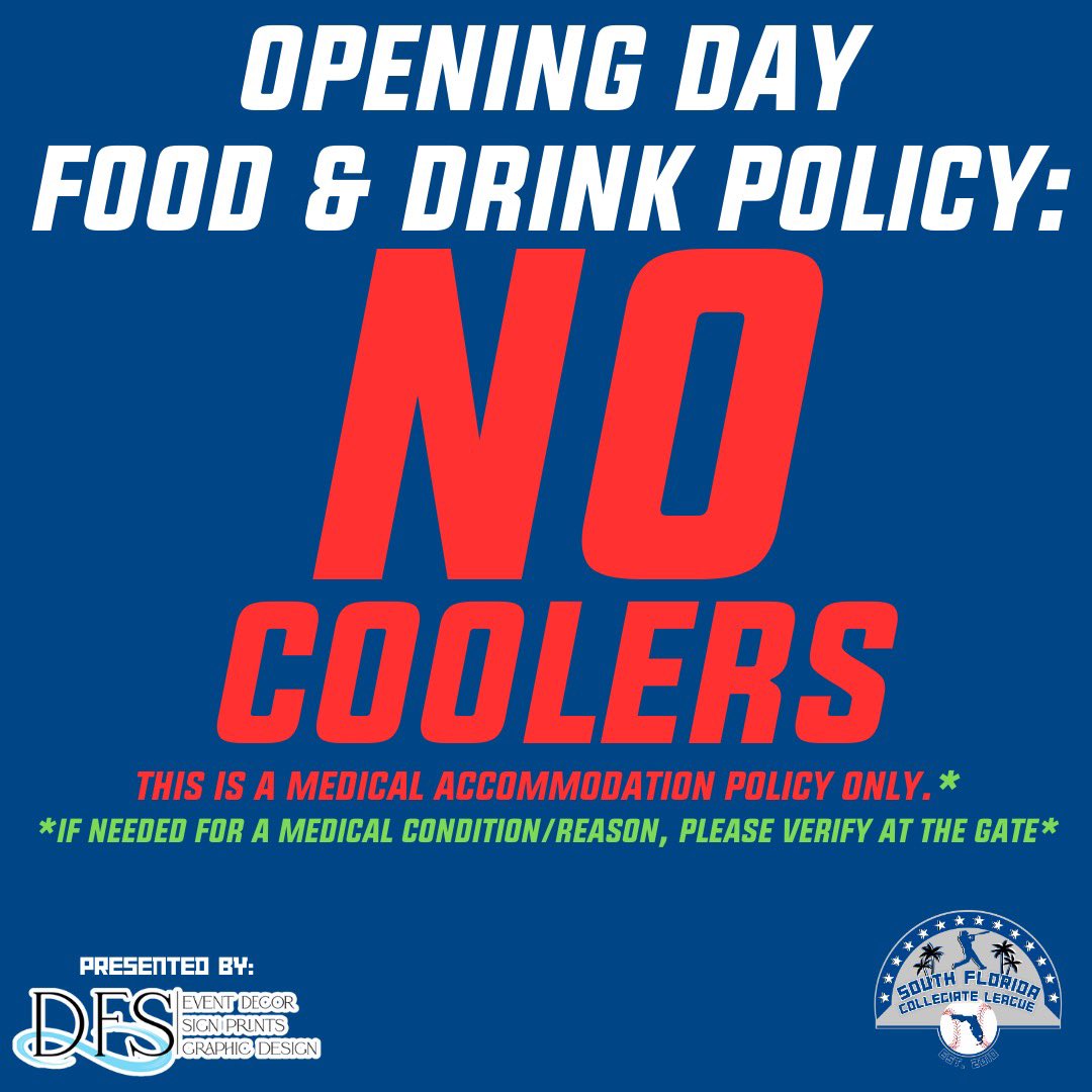 South Florida Collegiate Baseball League tweet media