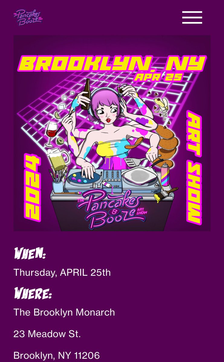 razDoesArt's tweet photo. Gm nyc, showing work @pancakesbooze ‼️ bk‼️Thursday night‼️ come thru tix below‼️ https://t.co/T0w7QsCave