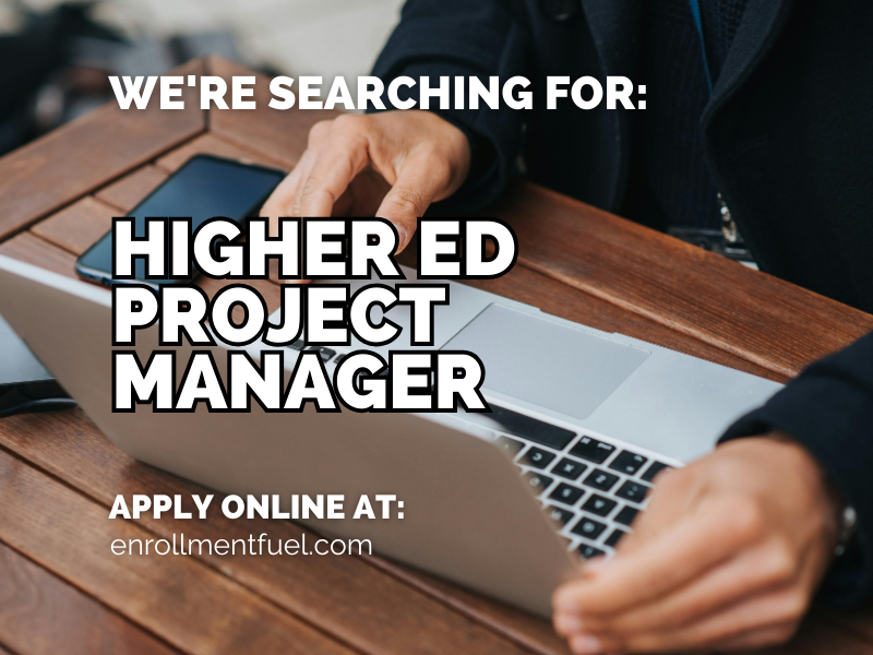Do you have 5+ years of experience in undergraduate and/or graduate admissions?

hubs.li/Q02tMCXt0

We're looking for a project manager to join our fully remote team. Learn more at the link above!

#JobPosting #HigherEd #HigherEdJobs