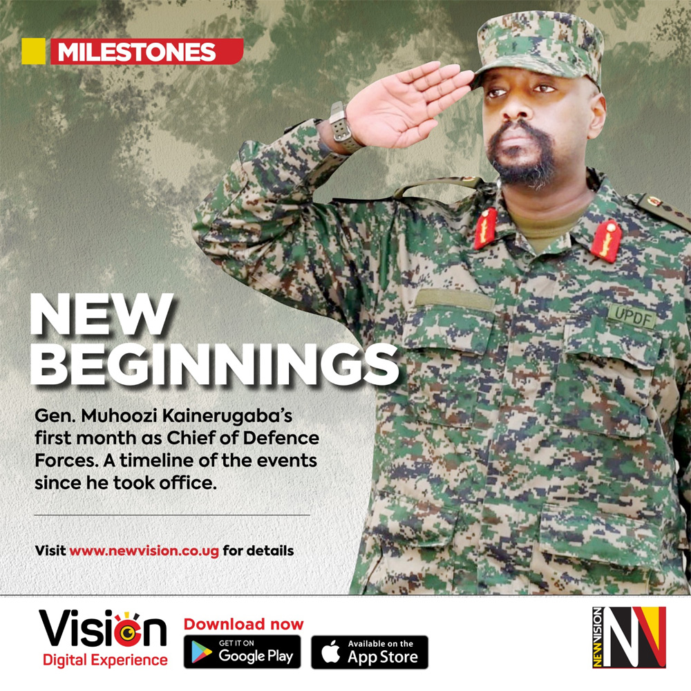 ✍️🏽It has been an engaging first month in charge as #Uganda's @cdfupdf for Gen. @mkainerugaba. Here is the timeline 👉🏽 bit.ly/3Wd4ibc #VisionUpdates