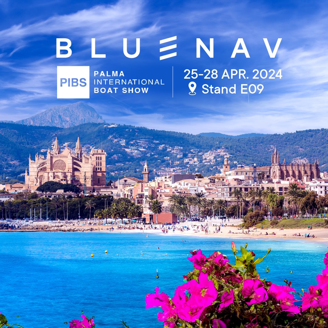 🙌 We are proud to announce you that we will be present at the special 40th edition of Palma International Boat Show in Spain! If you would like to plan a meeting with us there, here are our email addresses: Sales Team: sales@bluenav.fr Marketing/PR Team: marketing@bluenav.fr