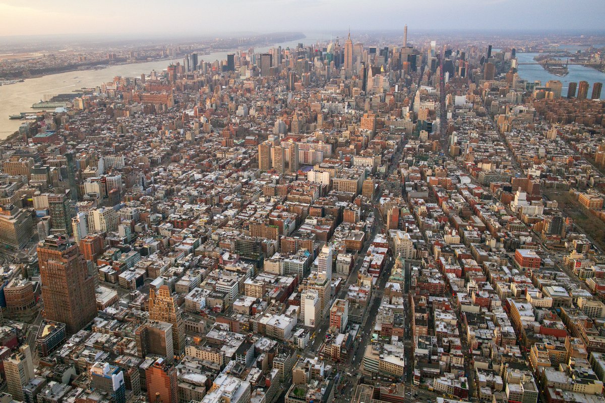 Wide shots over NYC.