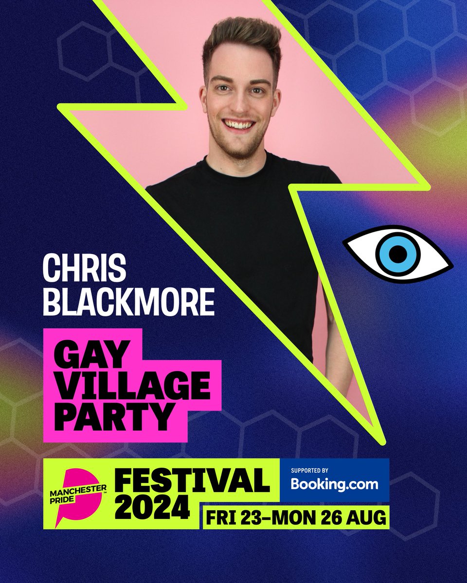 Buzzing to be on the lineup for @manchesterpride this year 🕺 see you at the @gaydio dance arena huns 💥🏳️‍🌈