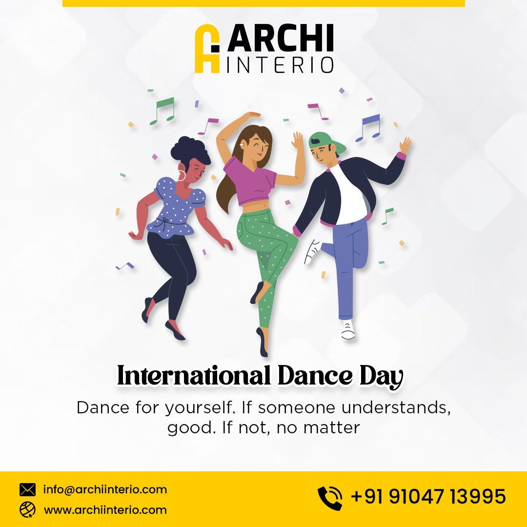 Find your rhythm and move to your own beat. Happy International Dance Day!

#archiinterio #architecture #architect #interiordesign #interiordesigners #productdesign #design #designers #inspiration #homedecor #renovate #internationaldanceday #happyinternationaldanceday #dancelover