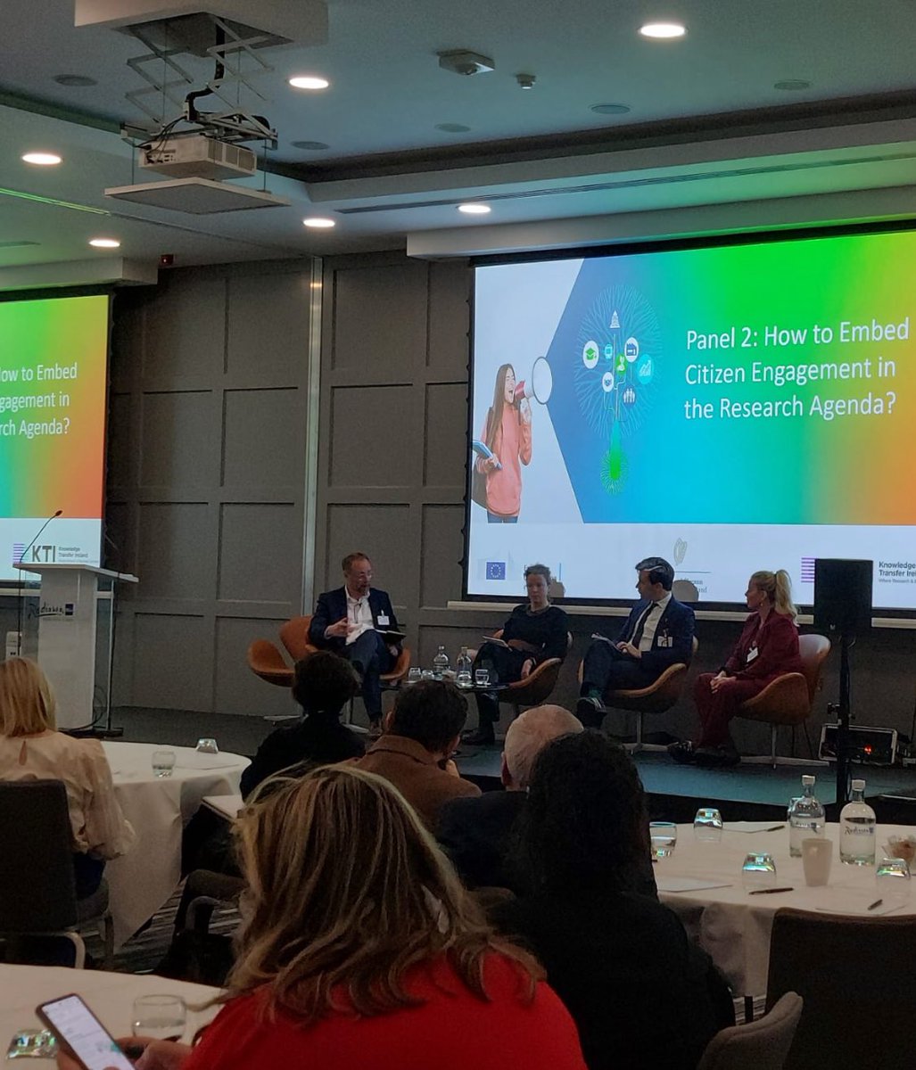 Thank you for @scienceirel for inviting me to be part of ‘Unlocking the Value of Knowledge Transfer’ today #BelieveInScience @IUAofficial @LindaDoyle @tcddublin @TCDVolunteer @trinity
