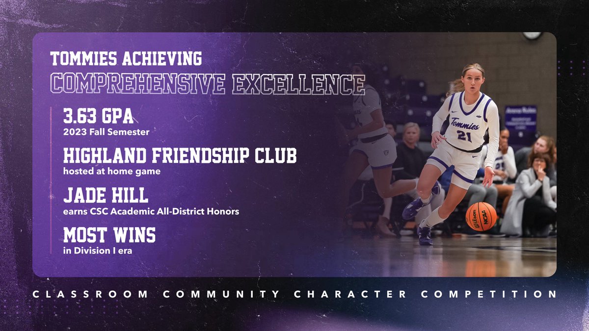 Come SUPPORT our student athletes as they strive for excellence in our communities, in the classroom and on the court. Your donation helps us all achieve! So Grateful for the support! #RollToms #StrongerTogether #PurplePride