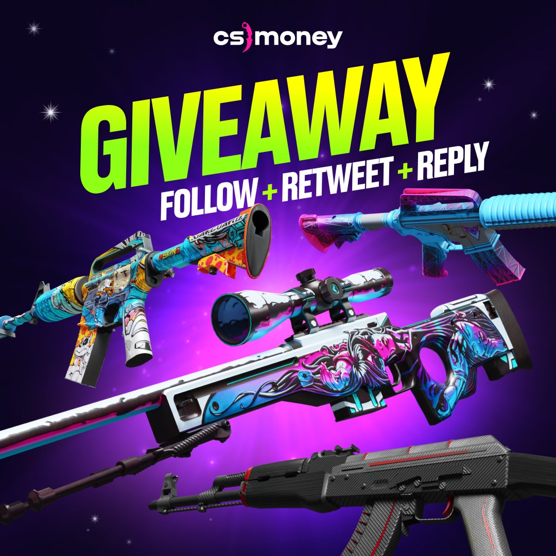 🔥CSMONEY REBIRTH GIVEAWAY

We've lowered our prices and updated the balance in CSMONEY Trade mode.

To celebrate it we've made a discount up to 10% for all skins in CSMONEY trade mode!

To participate in giveaway
➡️Follow @csmoneytrade
🔄RT this post
🗨️And leave a reply!

+👇🧵