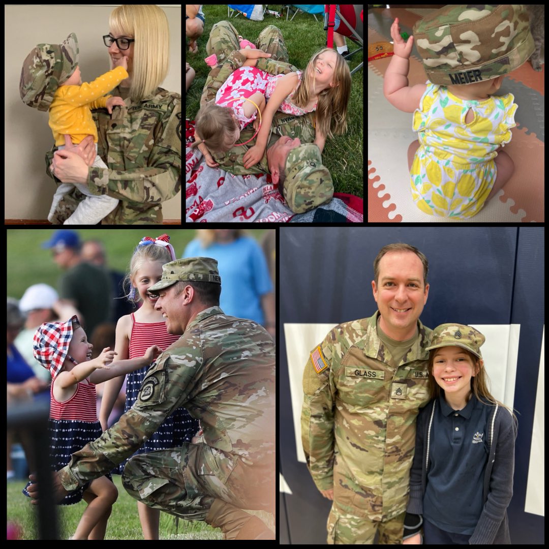 April is the Month of the Military Child! Military children are resilient and inspire hope for the future. Their support and encouragement of our Soldiers makes us #ArmyStrong! 

@IowaNatGuard 
#monthofthemilitarychild #armyband 
#militarychildren #citizensoldier