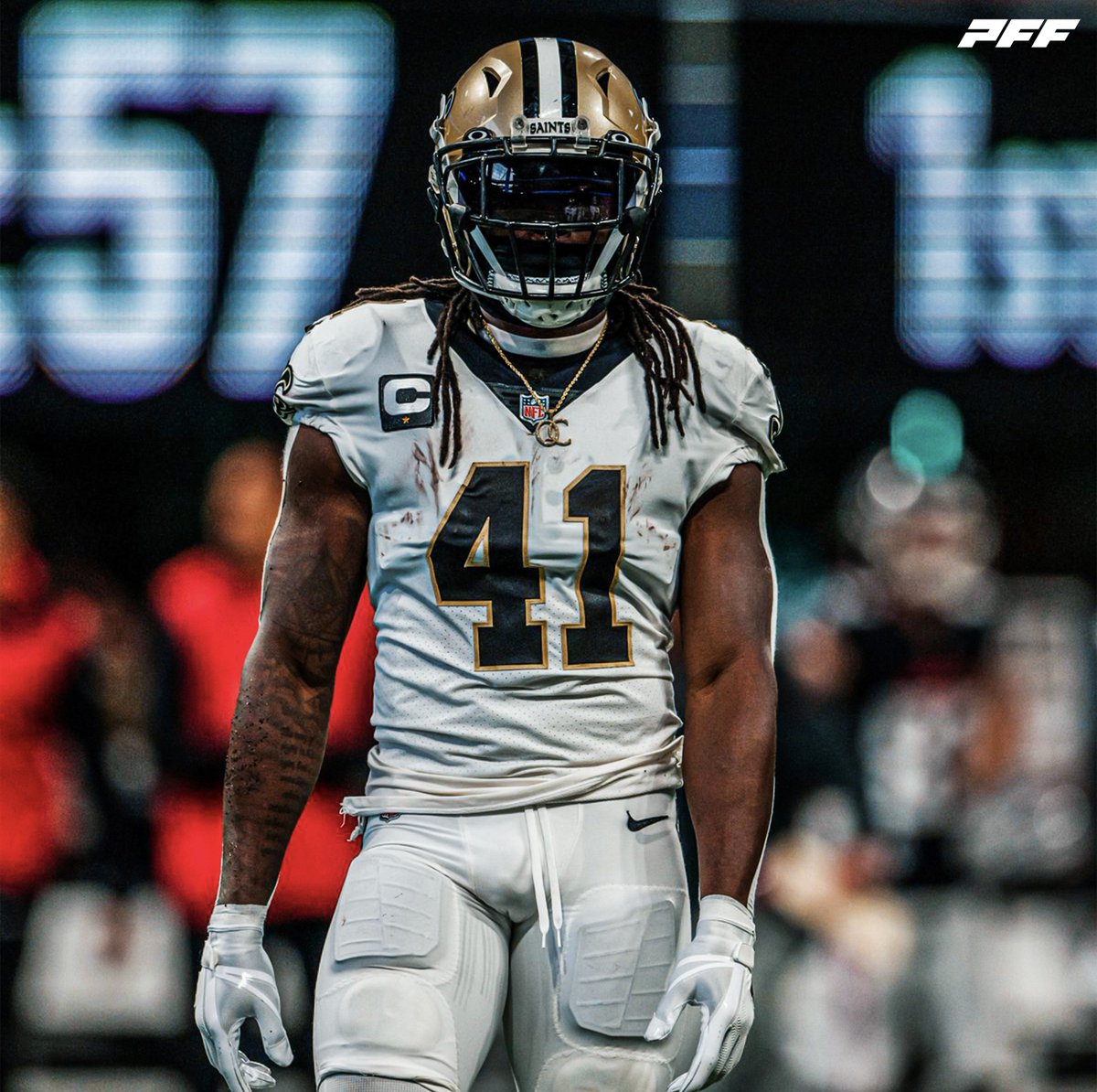 Alvin Kamara: 91.5 career PFF Grade 9th among all players from the 2017 draft class ⚜️