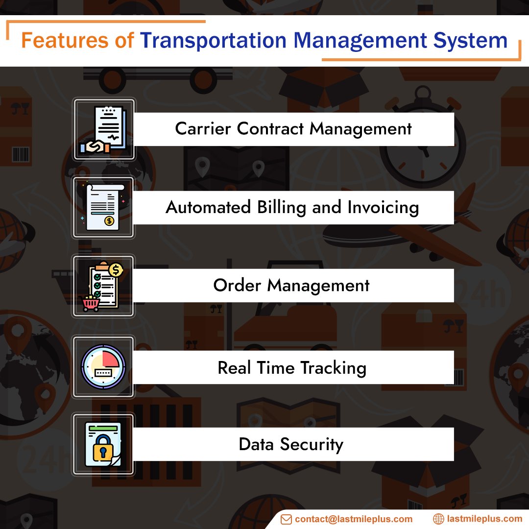 LastmileP's tweet photo. #transportationmanagementsystem has useful features like carrier contract management and automated bill. #Transportation companies can manage orders and offer real-time tracking facility with excellent data security with the help of a robust #deliverymanagementsystem. Contact us https://t.co/E76bJ1Vcjh