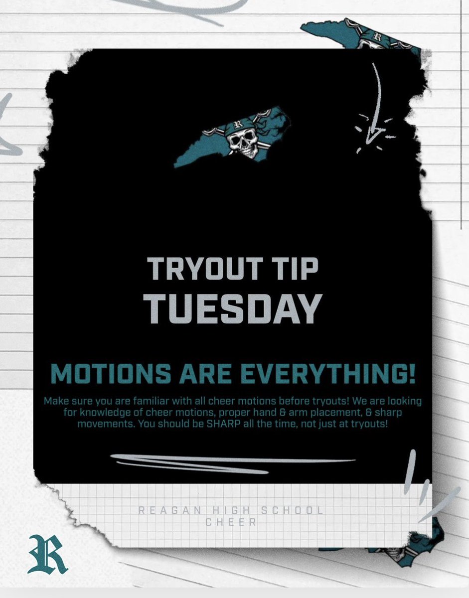 Tryout Tip Tuesday! 🎉