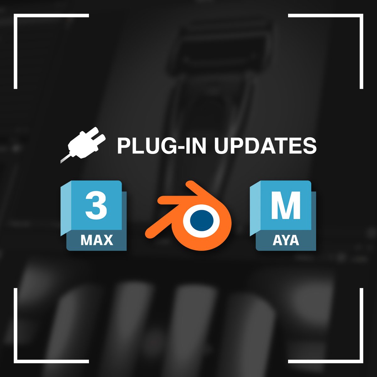 Today, we have released plug-in updates, including plug-ins for 3ds Max 2025 (new installation process), Maya 2025, and Blender 4.1. You can try, buy, or if you're a customer with an active subscription or maintenance plan, you can download the updated plug-ins today.