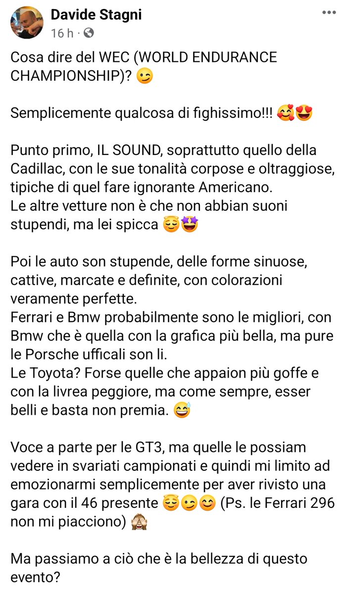 Davide_QV's tweet image. Cosa dire del WEC? 😉😊

#6HImola #wec #autodromoimola #wecimola @Hypercar_GTP #ferrari  #Minardi