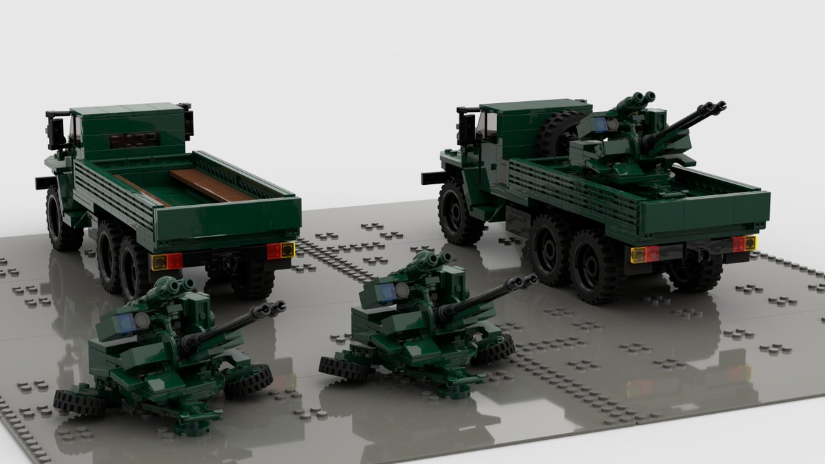 ZU-23M1 対空機関砲 #LEGO #レゴ #ミリレゴ #LegoMilitary