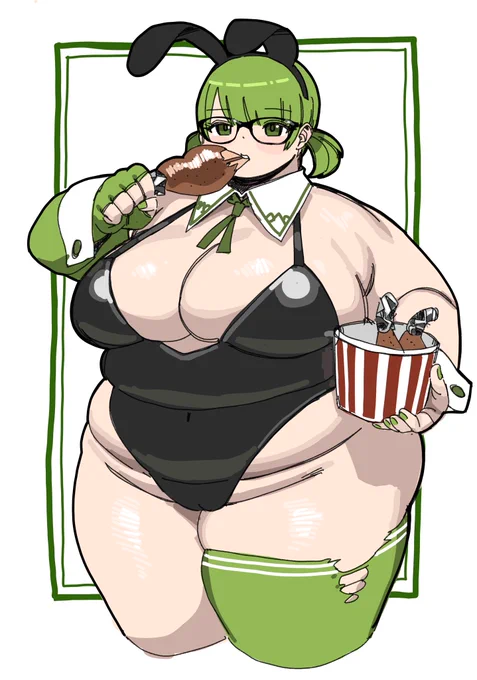 ぽっちゃりバニーでも描くか…