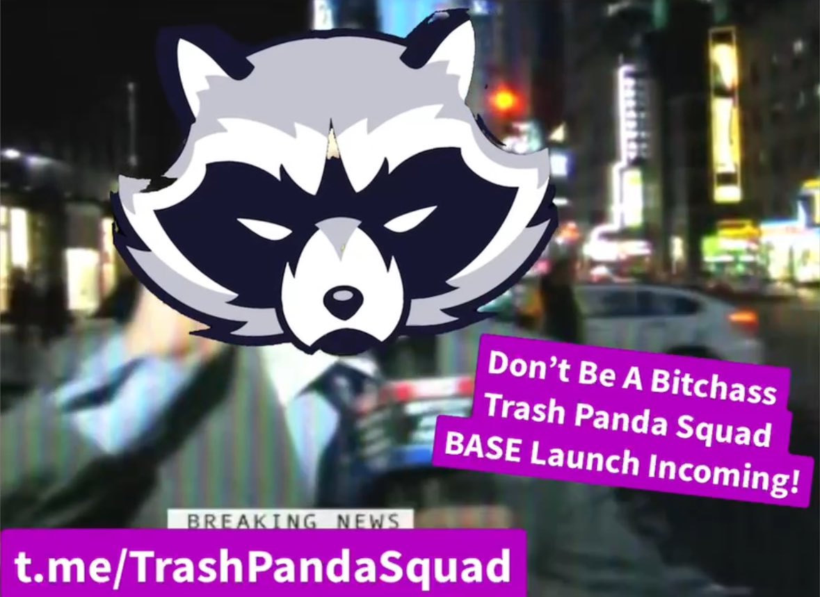 trashpandasbase's tweet photo. @Paddy_Stash @coinbase We just launched on $base yesterday!   Excited to see the future of where we go!   Dapp already deployed with staking, NFTs and a cross chain swapper!  

https://t.co/kIAZMsOhlk

https://t.co/FMES2PJDfR

$tp $base #BaseChain #trashpanda #coinbase #CryptoTwitter #basememecoin https://t.co/JHUGyRk7aS