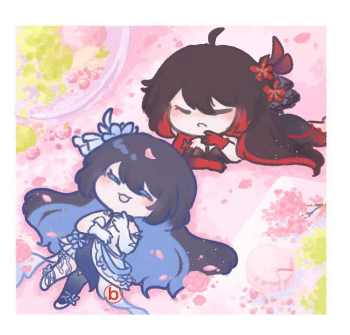 [With You] Spring I know the season is kinda off, I forgot to post this one during February #HonkaiImpact3rd #Seele #双希 #2Seele === Artist: Galatika Vermilion