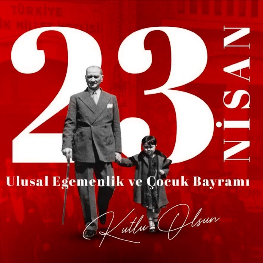 Ulu Önderimiz Mustafa Kemal Atatürk'ün tüm dünya çocuklarına armağanı, #23Nisan Ulusal Egemenlik ve Çocuk Bayramı’mız kutlu olsun.

Cadeau du visionnaire qu’était Mustafa Kemal Atatürk à tous les enfants du monde, nous souhaitons une excellente Fête du #23avril, journée de la…