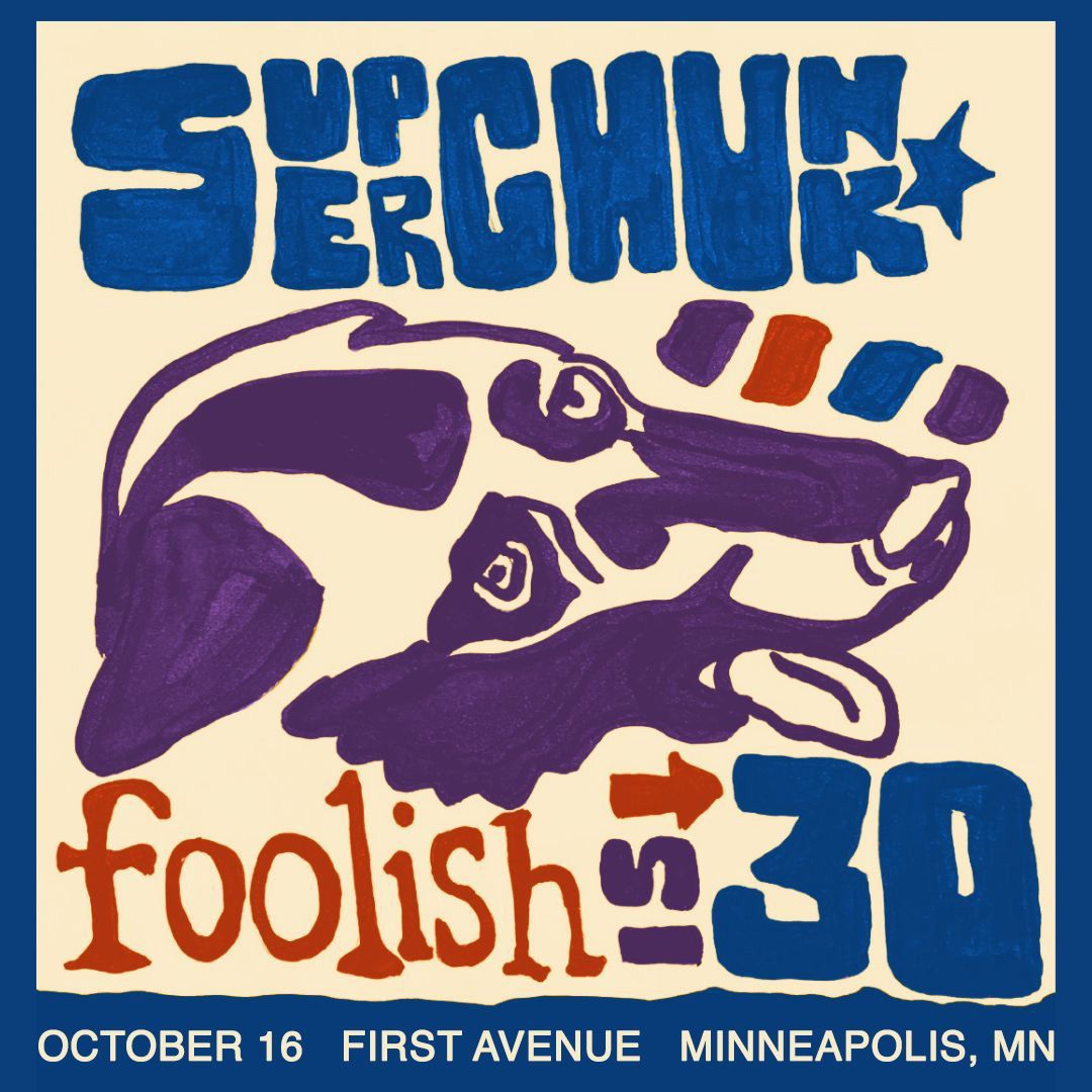 Just Announced: Superchunk — Foolish is 30 at First Avenue on October 16. On sale Friday → firstavenue.me/44djxmn