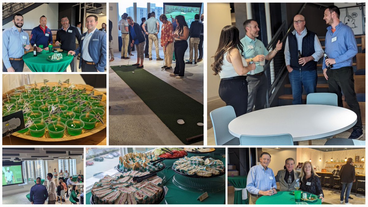 Enjoyed our Annual Masters Event with golf-themed food & entertainment,  including the classic Pimento Cheese on White Bread and Egg Salad Sandwiches. Thanks to all who joined the putting contest & enjoyed Transfusions in souvenir cups. See you next year! #MastersEvent #GolfDay