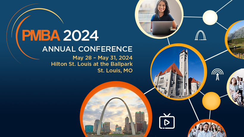 Don't miss out on the PMBA 2024 Annual Conference in St. Louis! Register now to secure your spot. 2024.pmbaevents.org