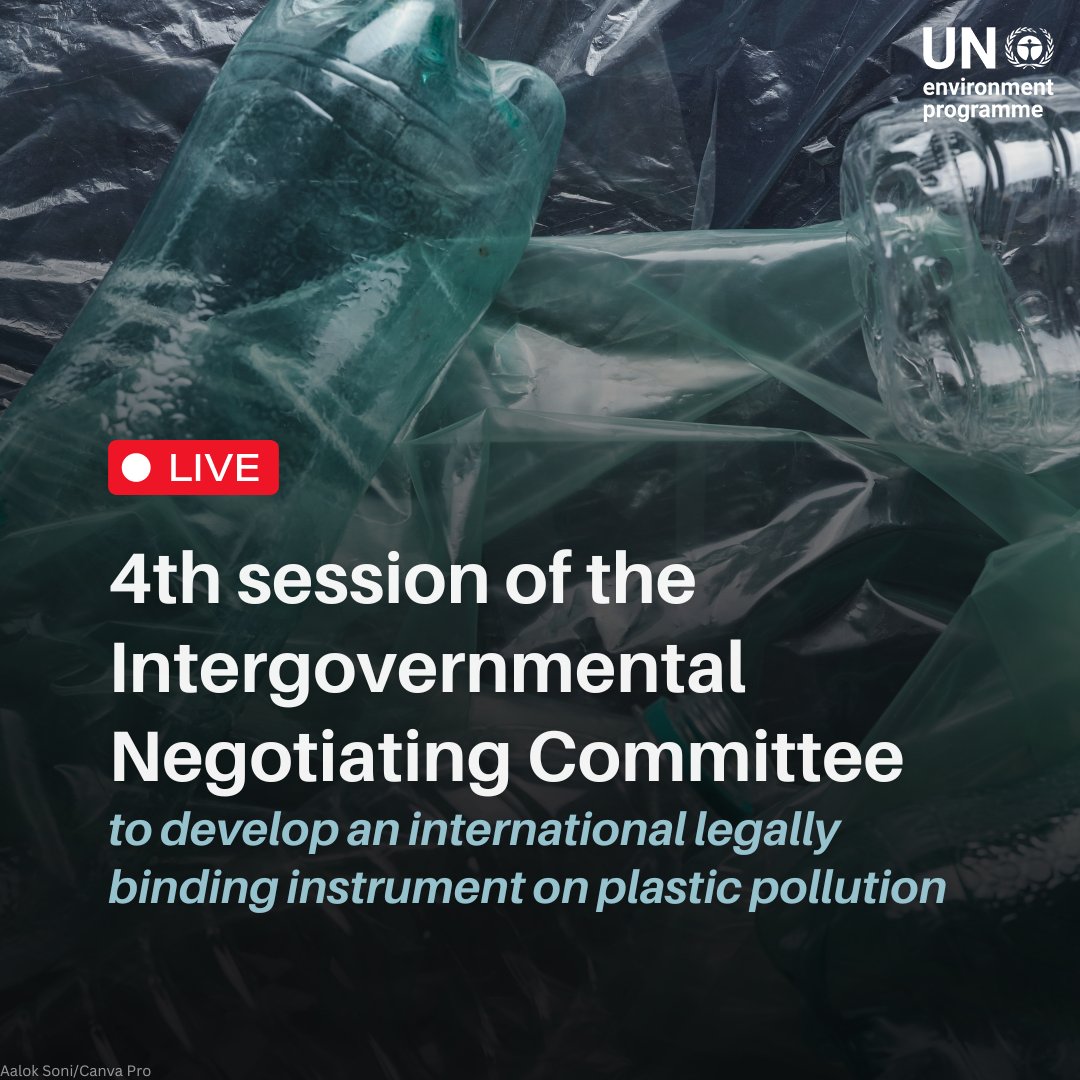 #INC4 is starting now in Ottawa, Canada! Tune into @UNWebTV to watch live coverage in the six official @UN languages. Don’t miss this pivotal moment in the fight to #BeatPlasticPollution: webtv.un.org/en/asset/k1a/k…