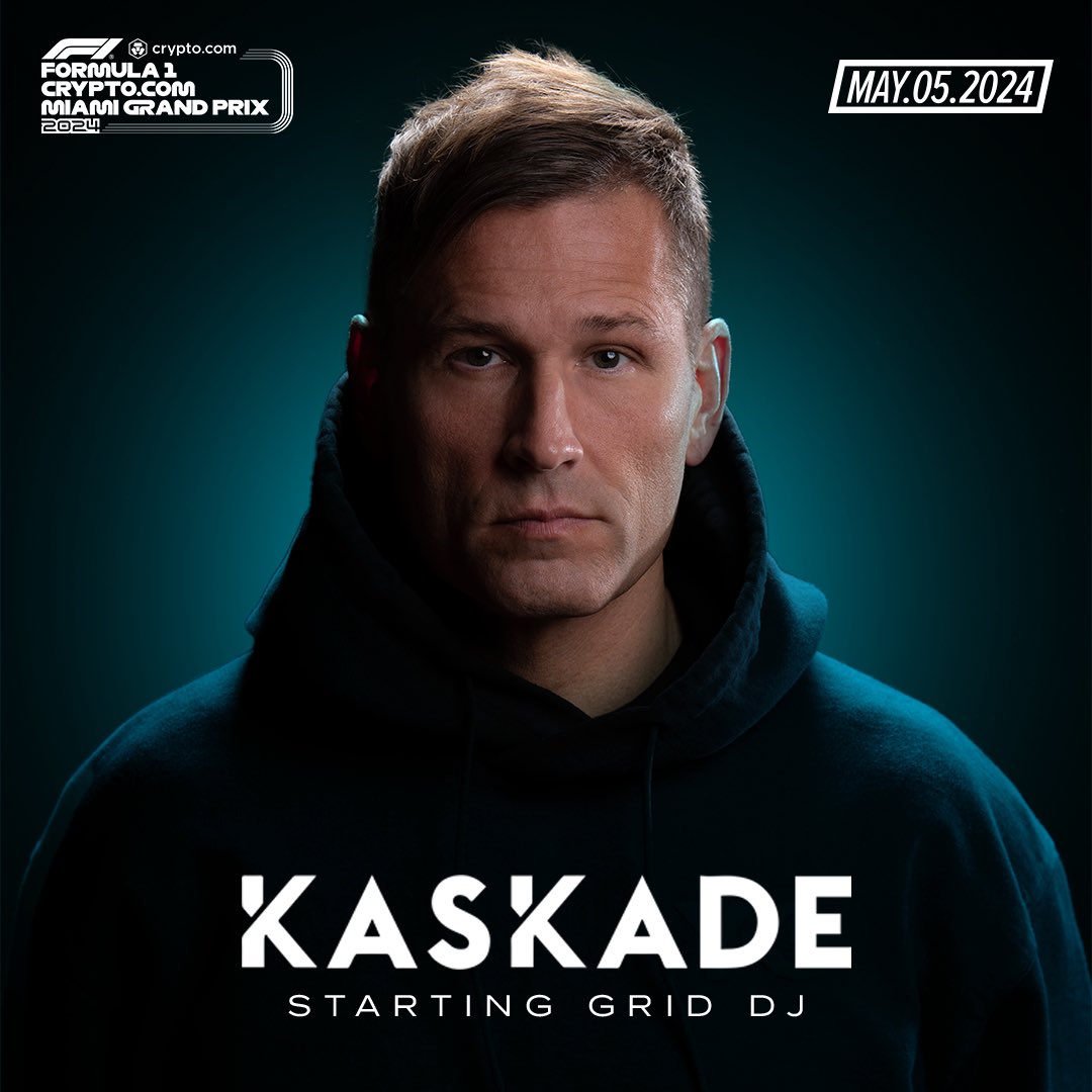 Get hype for our first-ever starting grid DJ, @kaskade, courtesy of @HardRockHotels!🔥