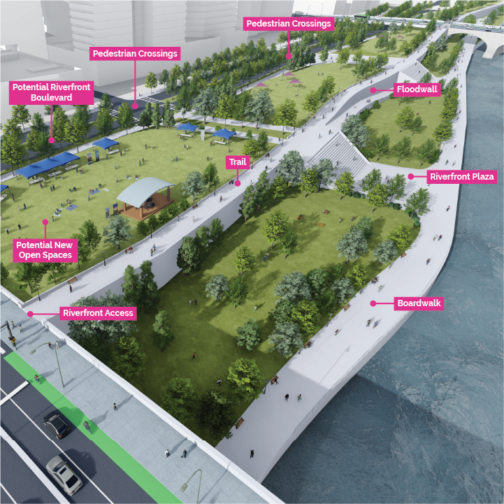 HtfdMobility's tweet photo. #RiverGateway lowers and covers I-91 to help recapture Hartford’s riverfront.

#RiverGateway baja y cubre la I-91 para ayudar a recuperar la ribera del río Hartford.

#KeepGreaterHartfordMoving #GreaterHartfordMobilityStudy https://t.co/ps4Ndwkch8