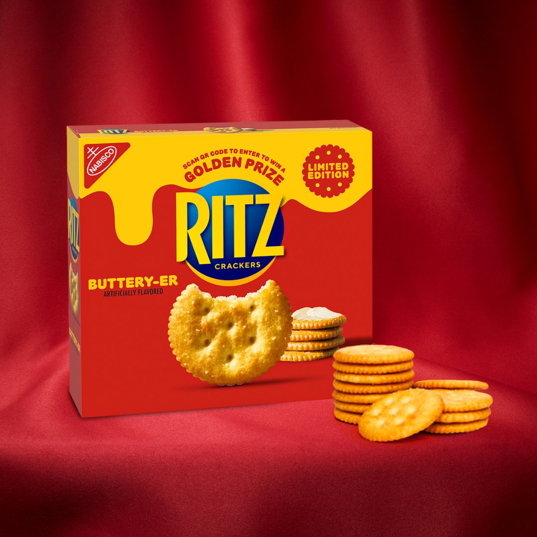 i can’t believe it’s more buttery!! 🧈🧈🧈 ritz buttery-er out 4/29!!