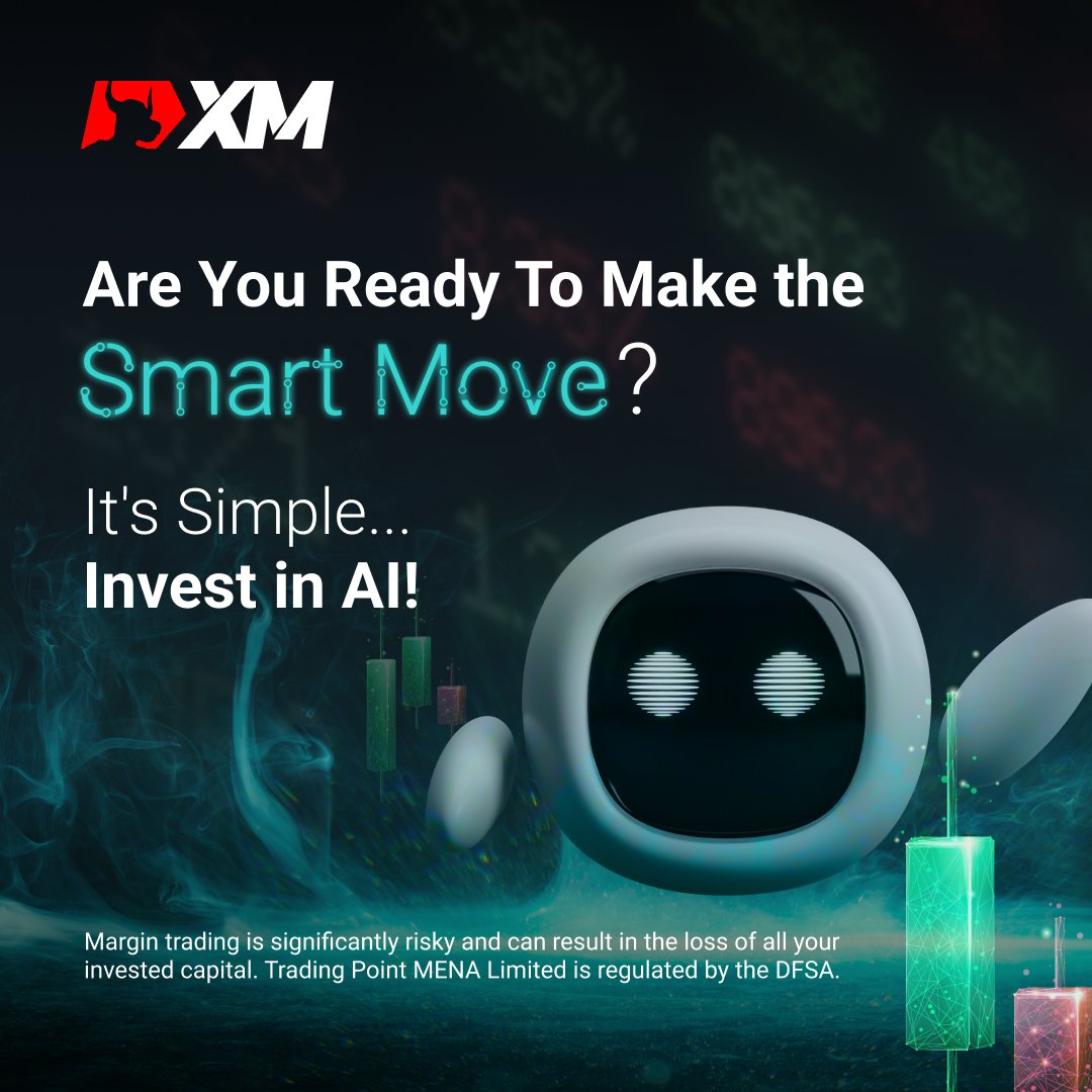🤖 Are you already riding the wave of the future? 
⬇️ Comment below and let us know!
#تداول #التداول_عبر_الانترنت #الذكاء_الاصطناعي 
#xmmena #trading #onlinetrading #AI #artificialintelligence #investment
