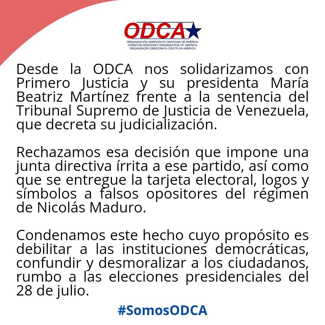 Solidarios con los hermanos de ⁦@Pr1meroJusticia⁩ Fuerza