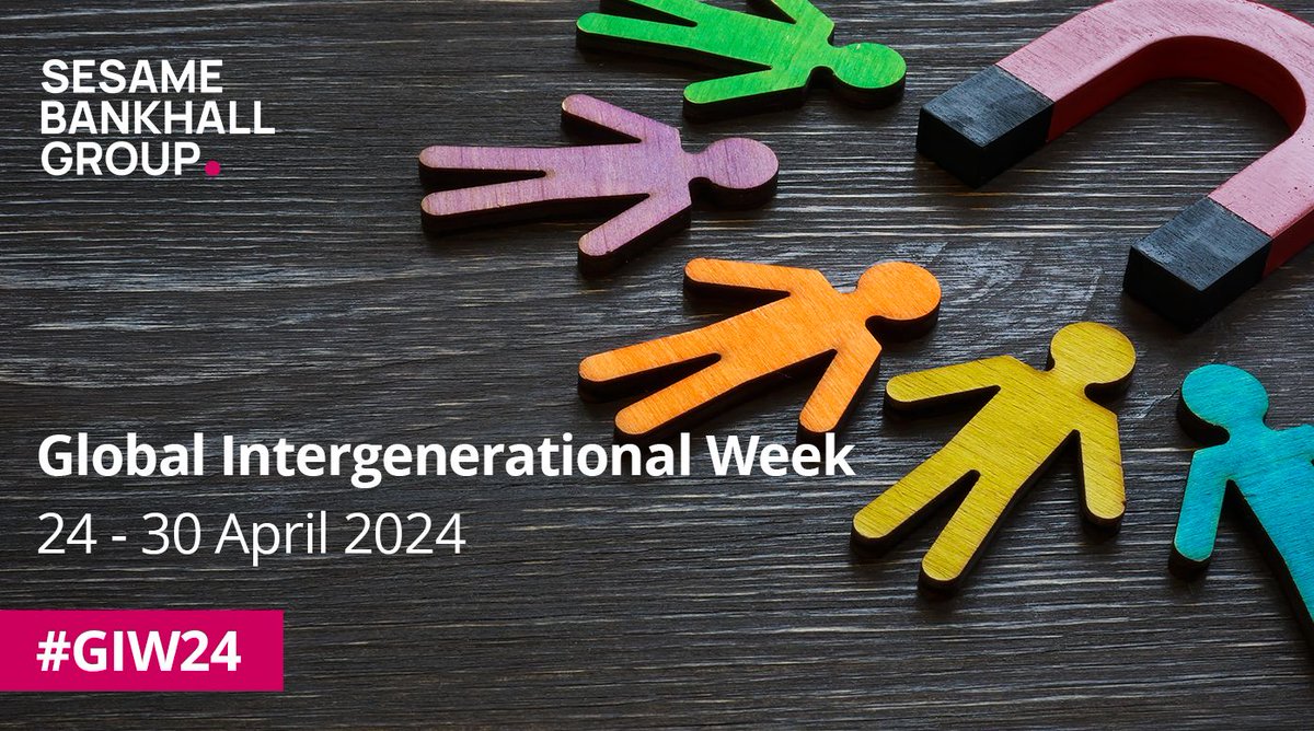 It's Global Intergenerational Week #GIW24 We're proud that our team contains a diverse mix of Baby Boomers, Gen X, Millennials and Gen Zs. This week, we're sharing tips with our team on how to build bridges with people from other generations, at home and work. #TogetherWeCan
