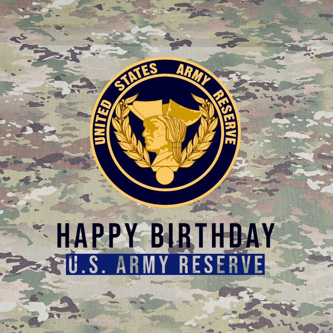 Happy 116th birthday to the U.S. Army Reserve! 🇺🇸 We thank you for your bravery, dedication and commitment to serving our great nation. #usarmyreservebirthday #116years #militarycommunity #irreverentwarriors