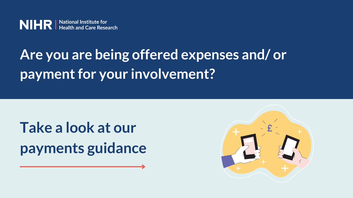 Are you being offered expenses or payment for your involvement? Our payment guide for public contributors answers some frequently asked questions and suggests where you might get advice about your particular circumstances. Read more: nihr.ac.uk/documents/paym… #TuesdayTips